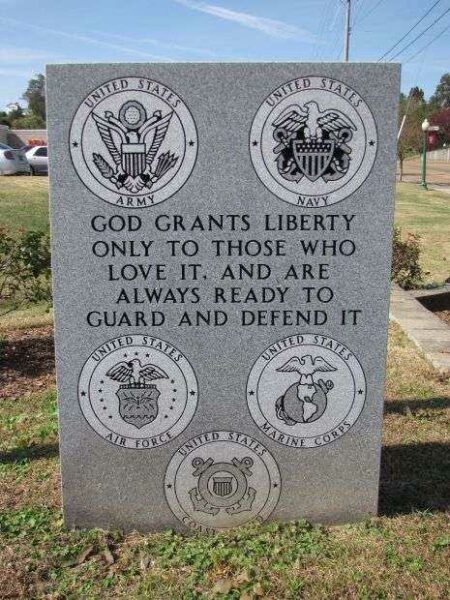 RED BANK VETERAN’S MEMORIAL FRONT