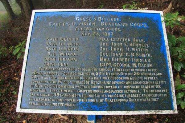 GROSE’S BRIGADE MEMORIAL PLAQUE II