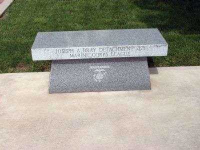 JOSEPH A. BRAY MEMORIAL BENCH