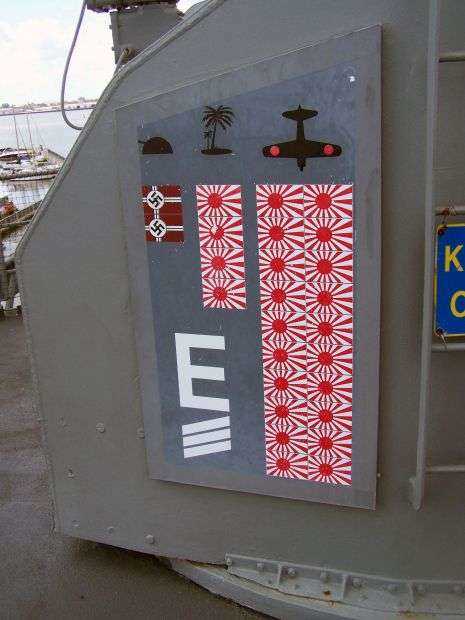 U.S.S. LAFFEY NAVAL SHIP MEMORIAL SCORECARD