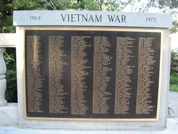 WESTERLY VIETNAM WAR MEMORIAL PLAQUE