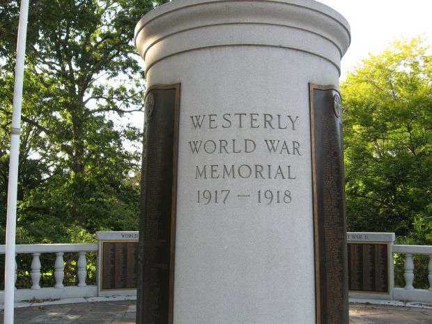 WESTERLY WAR VETERANS WORLD WAR MEMORIAL