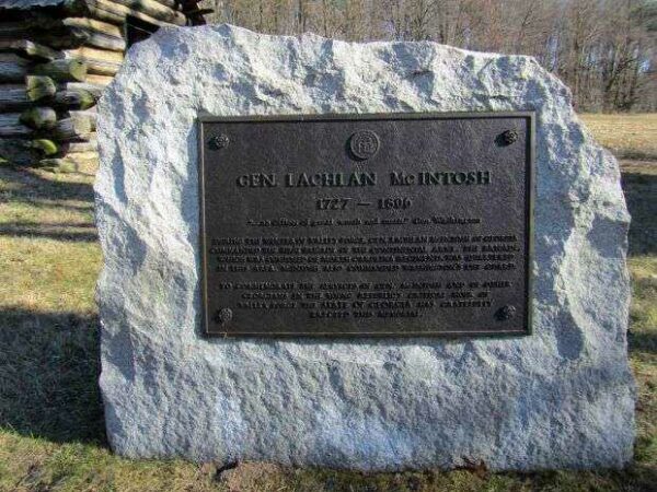 GEN. LACHLAN MCINTOSH REVOLUTIONARY WAR MEMORIAL