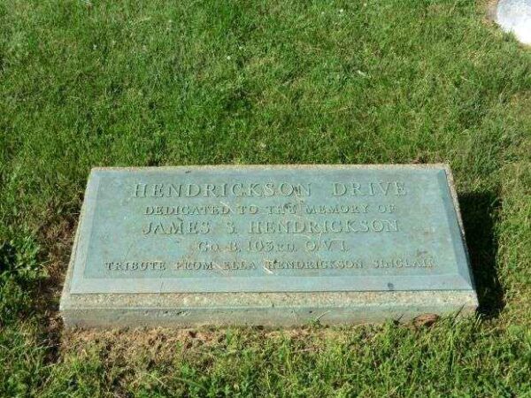 JAMES S. HENDRICKSON MEMORIAL PLAQUE