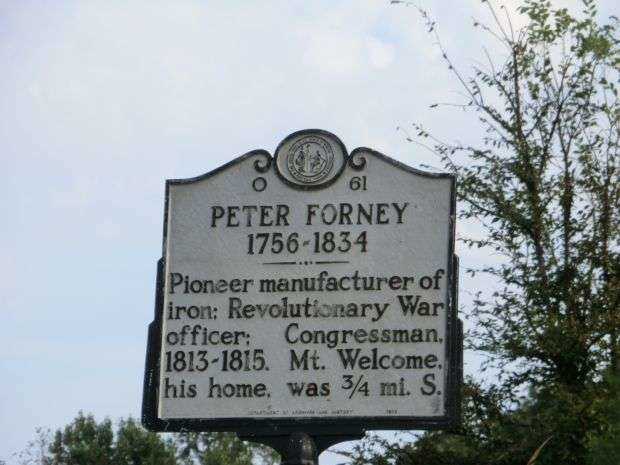 PETER FORNEY REVOLUTIONARY WAR MEMORIAL MARKER
