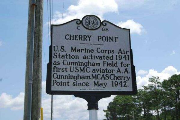 CHERRY POINT WAR MEMORIAL MARKER