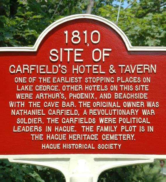 SITE OF GARFIELD’S HOTEL & TARVERN MEMORIAL MARKER