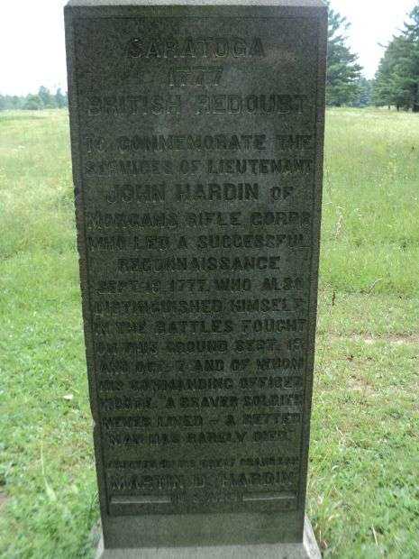 LIEUTENANT JOHN HARDIN WAR MEMORIAL