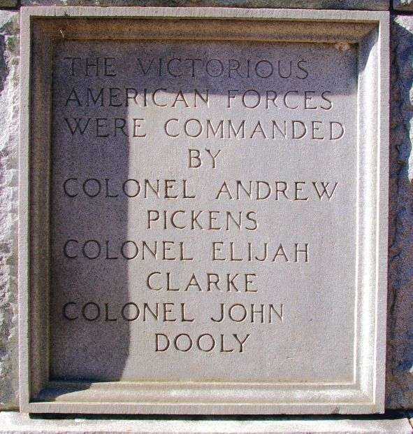 BATTLE OF KETTLE CREEK WAR MEMORIAL STONE D