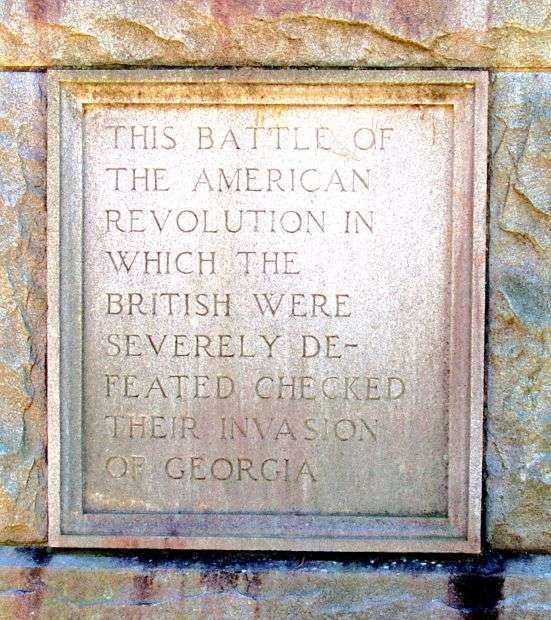 BATTLE OF KETTLE CREEK WAR MEMORIAL STONE C