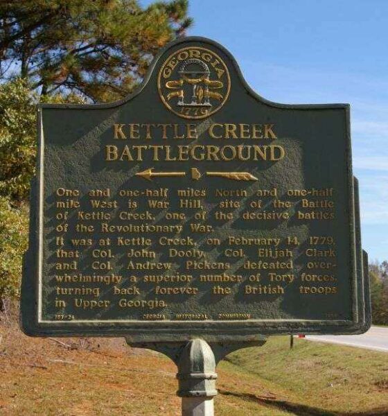 KETTLE CREEK BATTLEGROUND WAR MEMORIAL MARKER