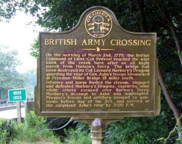 BRITISH ARMY CROSSING WAR MEMORIAL MARKER