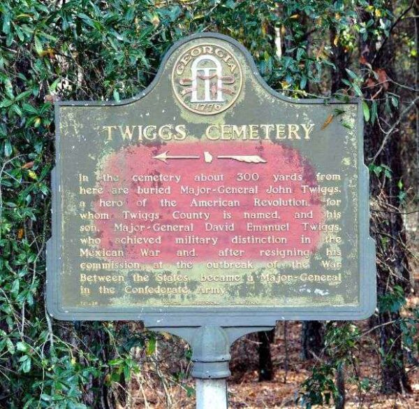 TWIGGS CEMETERY WAR MEMORIAL MARKER