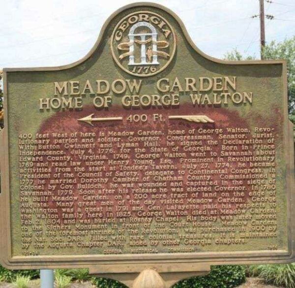 MEADOW GARDEN WAR MEMORIAL MARKER