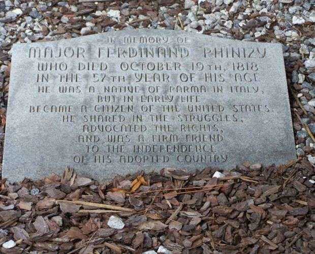 MAJOR FERDINAND PHINIZY MEMORIAL STONE