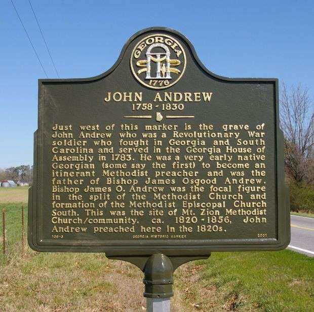 JOHN ANDREW WAR MEMORIAL MARKER