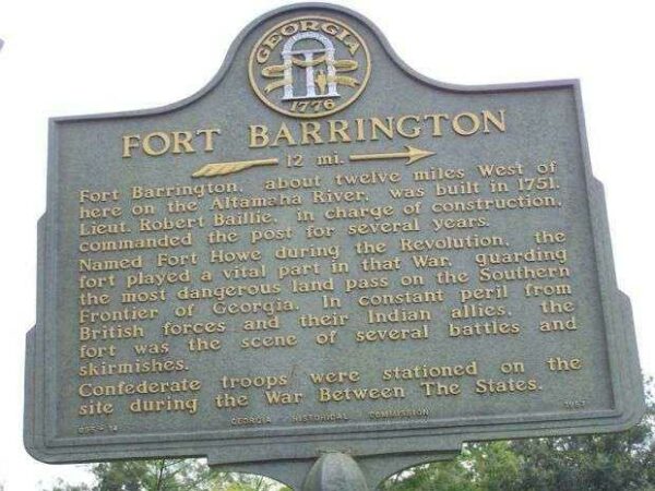 FORT BARRINGTON WAR MEMORIAL MARKER