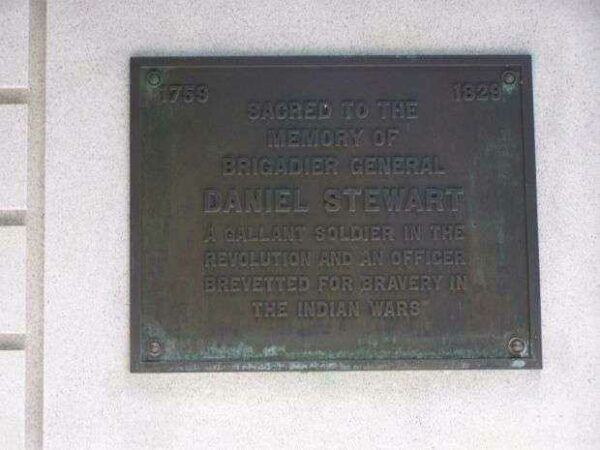 BRIGADIER GENERALS JAMES SCREVEN AND DANIEL STEWART MEMORIAL PLAQUE B