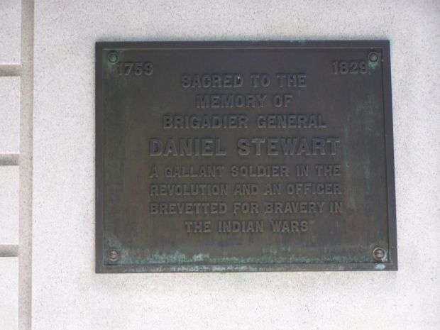 BRIGADIER GENERALS JAMES SCREVEN AND DANIEL STEWART MEMORIAL PLAQUE B