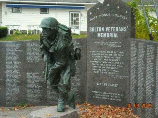 BOLTON VETERANS’ MEMORIAL