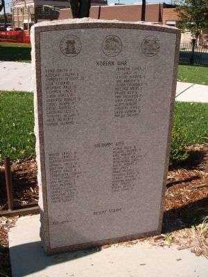 KNOX COUNTY KOREAN WAR, VIETNAM WAR AND DESERT STORM MEMORIAL