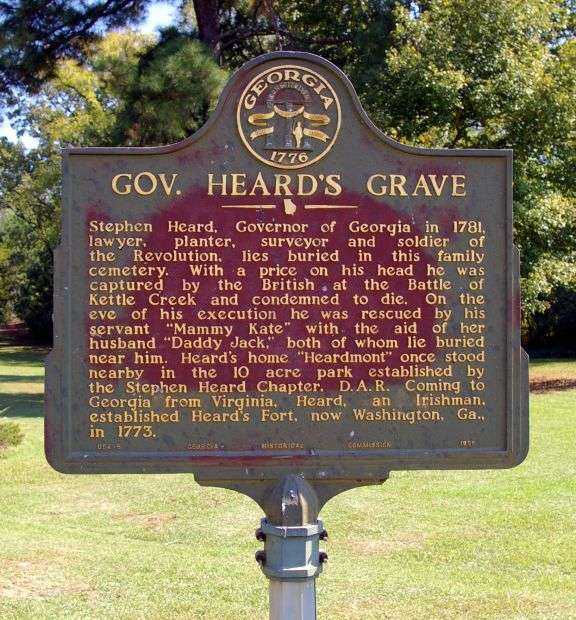 GOV. HEAD’S GRAVE MEMORIAL MARKER