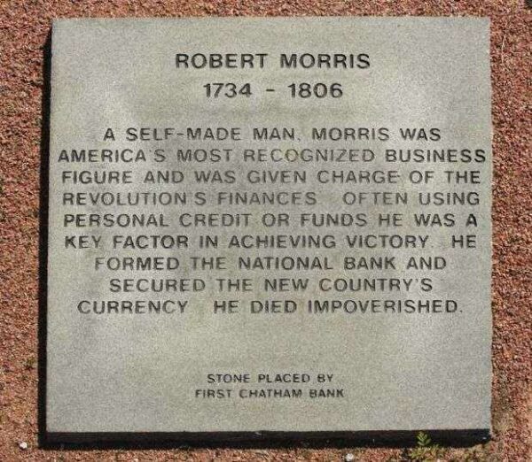 ROBERT MORRIS WAR MEMORIAL PAVER
