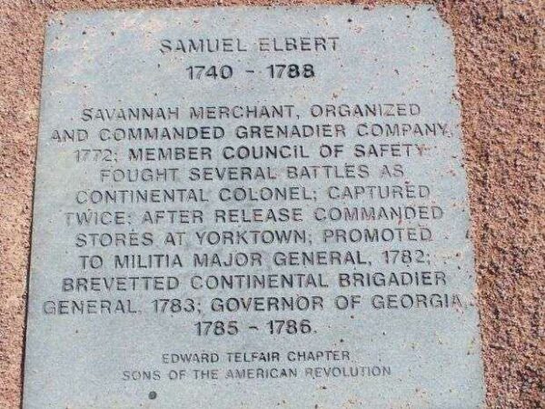 SAMUEL ELBERT WAR MEMORIAL PAVER