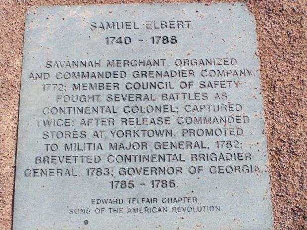 SAMUEL ELBERT WAR MEMORIAL PAVER
