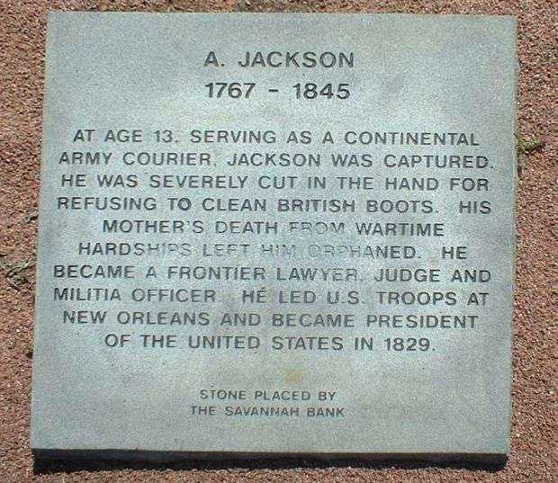 A. JACKSON WAR MEMORIAL PAVER