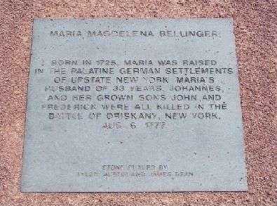 MARIA MAGDELENA BELLINGER WAR MEMORIAL PAVER