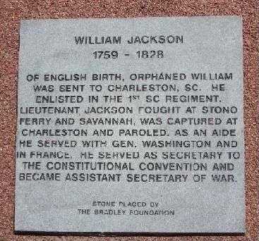 WILLIAM JACKSON WAR MEMORIAL PAVER