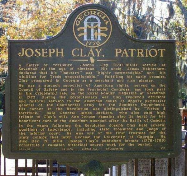 JOHN CLAY PATRIOT MEMORIAL MARKER