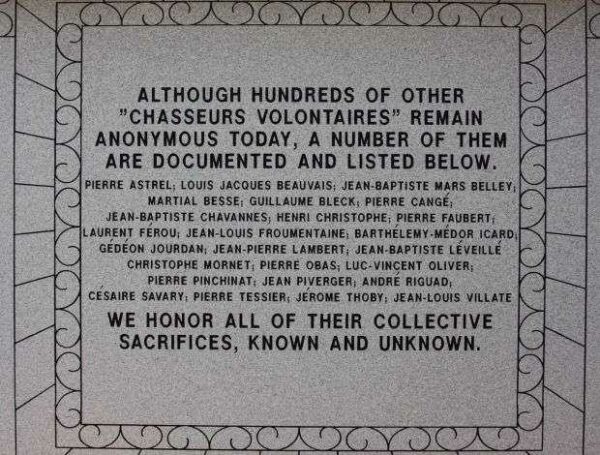 THE HAITIAN MONUMENT STONE PLAQUE B