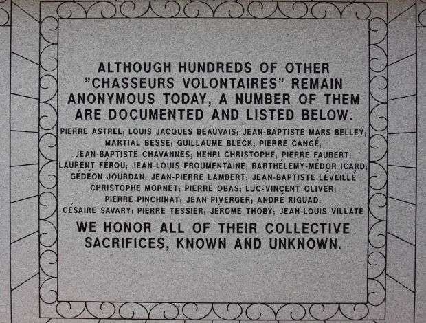 THE HAITIAN MONUMENT STONE PLAQUE B