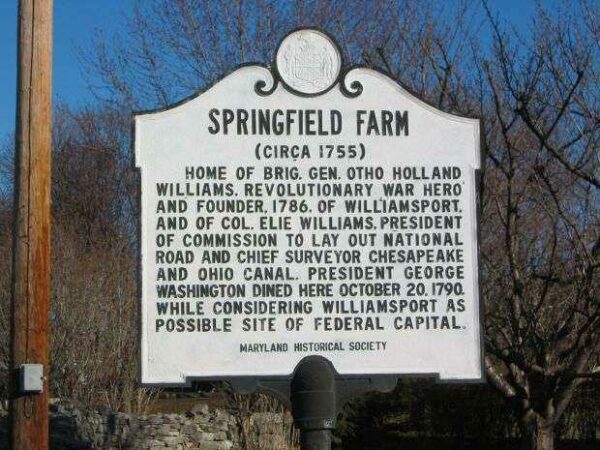 SPRINGFIELD FARM WAR MEMORIAL MARKER