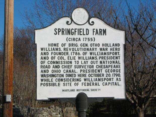 SPRINGFIELD FARM WAR MEMORIAL MARKER