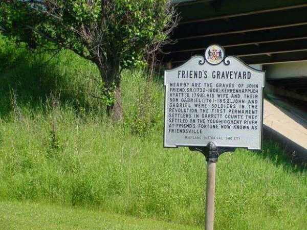 FRIEND’S GRAVEYARD REVOLUTIONARY WAR SOLDIERS MEMORIAL MARKER