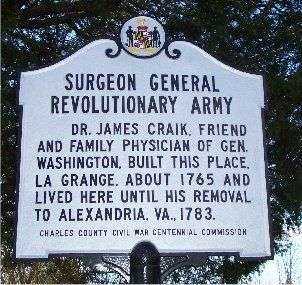 SURGEON GENERAL REVOLUTIONARY ARMY MEMORIAL MARKER