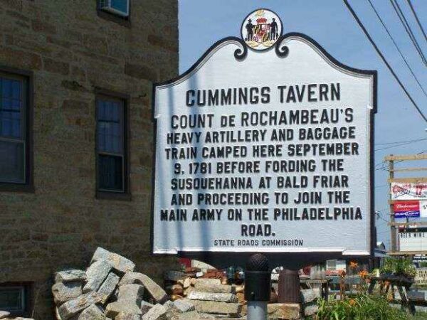 CUMMINGS TAVERN WAR MEMORIAL MARKER