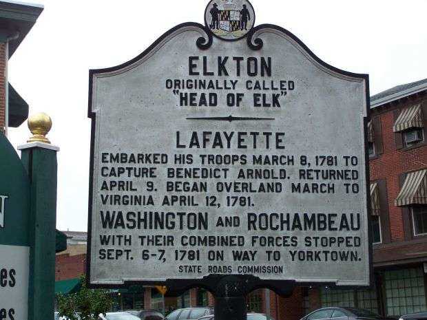 ELKTON WAR MEMORIAL MARKER