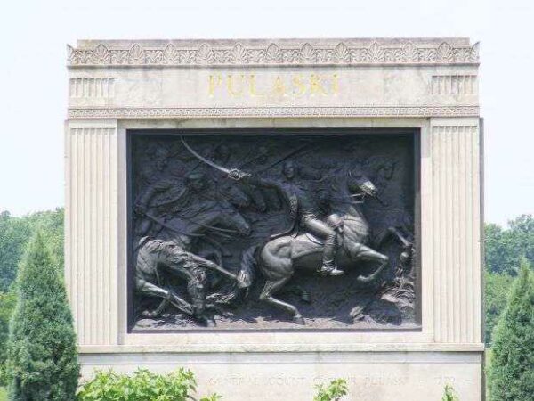 GENERAL CASIMIR PULASKI BAS-RELIEF MEMORIAL
