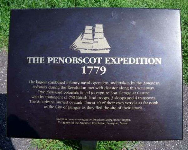 THE PENOBSCOT EXPEDITION MEMORIAL PLAQUE
