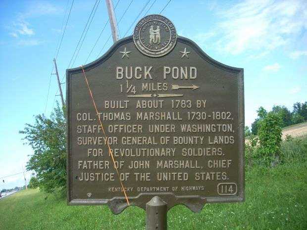 BUCK POND REVOLUTIONARY WAR SOLDIER MEMORIAL MARKER