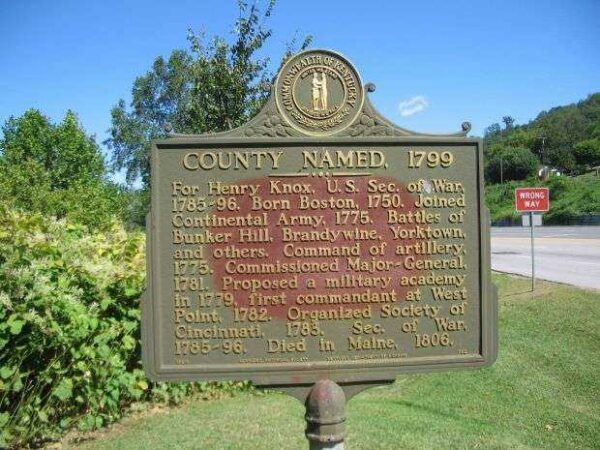 COUNTY NAMED, 1799 WAR MEMORIAL MARKER