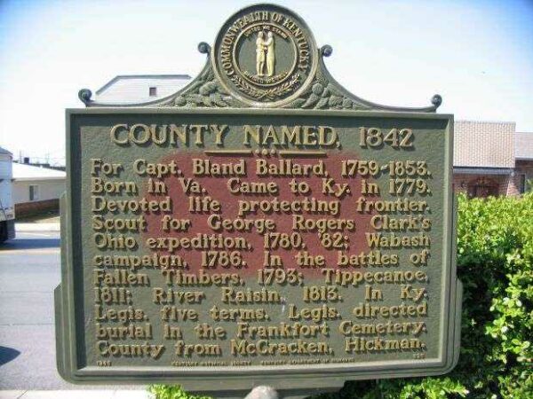 COUNTY NAMED, 1842 WAR MEMORIAL MARKER