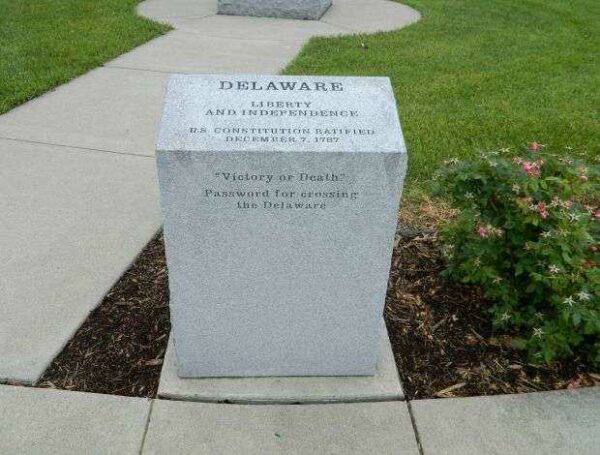 IOWA REVOLUTIONARY WAR MEMORIAL DELAWARE STONE