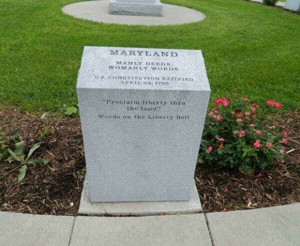 IOWA REVOLUTIONARY WAR MEMORIAL MARYLAND STONE