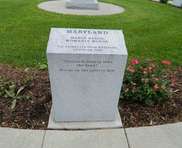 IOWA REVOLUTIONARY WAR MEMORIAL MARYLAND STONE