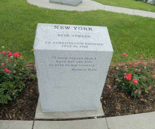 IOWA REVOLUTIONARY WAR MEMORIAL NEW YORK STONE